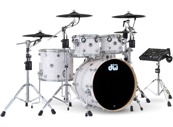 <b>DW DWe 5-piece Drum Kit Bundle White Marine Pearl, Roland V71, 4CY-4WT-01, DEKTFP05TBWMCPRCV71</b> <b>DW DWe 5-piece Drum Kit Bundle White Marine Pearl, Roland V71, 4CY-4WT-01, DEKTFP05TBWMCPRCV71</b>